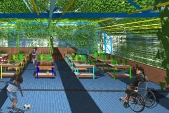 Escuela Urbana Sustentable obra del Arq. Ibo Bonilla